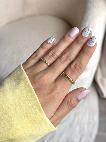 Lavender Touch Gellak Stickers