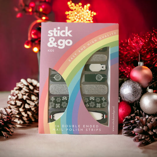 Christmas Kids - Green Glitter