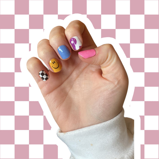 Happy Mix Gellak Stickers