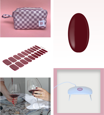 Startersset Deep Red - Gelnagelstickers