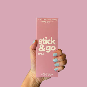 Light Blue Gellak Stickers