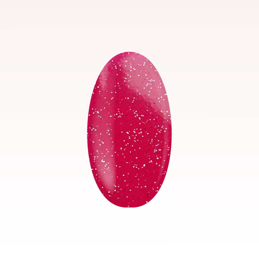 Fuchsia Fever gel nagelstickers – felroze kleur met glitter en glans | STICK&GO