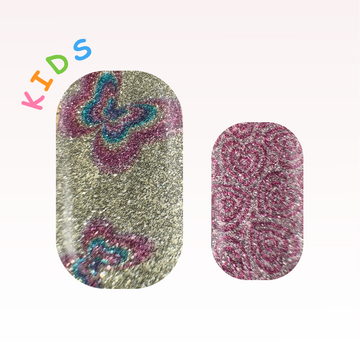 Butterfly Blush - KIDS nagelsticker