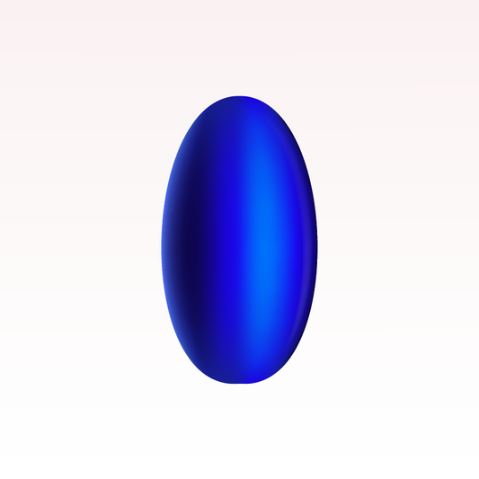 Metallic Blue Gel Nagelsticker