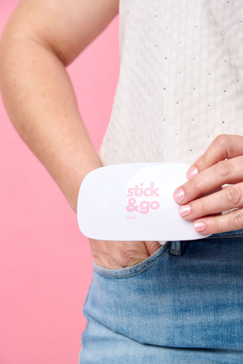 Pink Pearl Gellak Stickers
